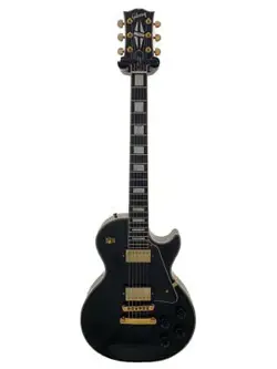 ELECTRIC GUITAR GIBSON CS LES PAUL CUSTOM EBONY BLACK 2018 S/N CS801040