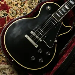 GIBSON CUSTOM SHOP HISTORIC REISSUE 1968 LES PAUL CUSTOM AGED AUTHENTIC EBONY NI