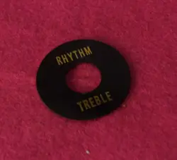 56 LES PAUL BLACK TOGGLE PLATE POKER CHIP FOR GIBSON LES PAUL CUSTOM