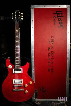 GIBSON CUSTOM SHOP TAK MATSUMOTO DC CHERRY RED FLAME TOP 1P SPECIAL EDITION 2006