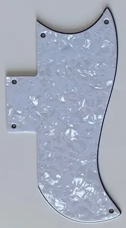 FOR FIT GIBSON SG 61 REISSUE STYLE GUITAR PICKGUARD 4 PLY WHITE PEARL