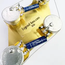 GIBSON LES PAUL 50'S WIRING HARNESS 525K POTS - NEXT GEN SOZO BLUE CAPS