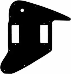 WD CUSTOM PICKGUARD FOR GIBSON 1965-2018 NON-REVERSE FIREBIRD #03Y BLACK/YELL...