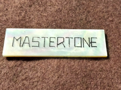 GIBSON MASTERTONE MOTHER OF PEARL NAME BLOCK INLAY