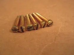 VINTAGE LATE 1960S GIBSON PATENT STICKER T TOP HUMBUCKER GOLD PICKUP POLE SCREWS