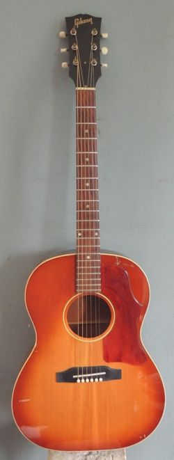 VINTAGE 1966 GIBSON LG-1 FLATTOP SUNBURST ACOUSTIC GUITAR