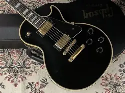 GIBSON CUSTOM SHOP LES PAUL (2006) EBONY USED ELECTRIC GUITAR