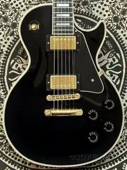 GIBSON LES PAUL CUSTOM EBONY -2002USED! USED ELECTRIC GUITAR