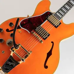 GIBSON CUSTOM SHOP 1959 ES-355 LEFT HAND BIGSBY VARITONE WATERMELON VOS S N:A940