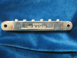 RARE GIBSON NICKEL PLATE ABR-1 PAT. NUMBER WIRE BRIDGE FOR LES PAUL 335 SG 175