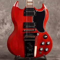 GIBSON USA/SG STANDARD 61 MAESTRO VIBROLA VINTAGE CHERRY GUITAR WITH HARD CASE