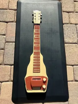 1950'S GIBSON BR-9 LAP STEEL GUITAR WITH ORIGINAL HARD SHELL CASE