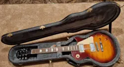 GIBSON-EPIPHONE LES PAUL ELECTRIC GUITAR WITH HARDSHELL CASE