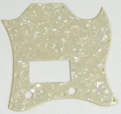 FOR GIBSON SG STANDARD SINGLE HUMBUCKER GUITAR PICKGUARD 1 PLY CREAM PEARL