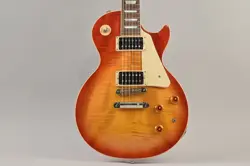 MINT GIBSON LES PAUL LESS PLUS 100 HERITAGE CHERRY SUNBURST MAPLE FLAME TOP