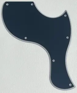 NEW FOR GIBSON LES PAUL SG JUNIOR STYLE GUITAR PICKGUARD,5 PLY BLACK