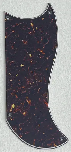 NEW FOR GIBSON SG CUSTOM 3 PICKUP STYLE GUITAR PICKGUARD,4 PLY BROWN TORTOISE