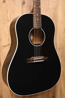 GIBSON J-45 STANDARD EBONY BLACK GLOSS