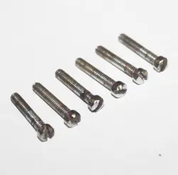VINTAGE 1970'S GIBSON PATENT NUMBER PICKUP POLE PIECES CHROME