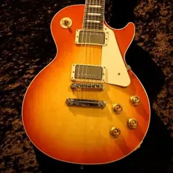 GIBSON EXCLUSIVE MODEL LES PAUL STANDARD '50S PLAIN TOP WASHED CHERRY SUNBURST #