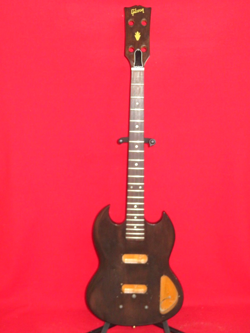 GIBSON 1970'S BROWN SB 350 SHORT SCALE BASS BODY & NECK