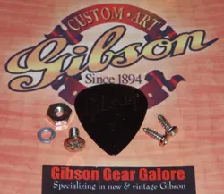 GIBSON LES PAUL PICKGUARD BRACKET MOUNT SCREW SET NICKEL GUITAR PARTS MOUNTING T