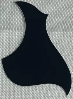 BLACK 2-PLY SELF ADHENSIVE ACOUSTIC FOR FIT GIBSON L4A STYLE GUITAR PICKGUARD