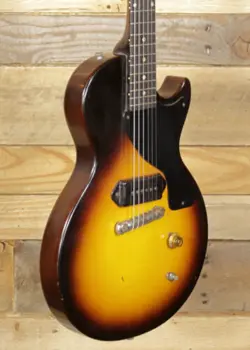 1957 GIBSON LES PAUL ELECTRIC GUITAR SUNBURST W/ CASE 