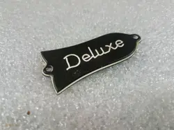 1969 GIBSON LES PAUL DELUXE TRUSS ROD COVER / CARVED LETTERS
