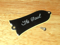 GIBSON 1978 BLACK 2 PLY  THE PAUL TRUSS ROD COVER