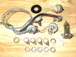GIBSON 1974 GOLD LES PAUL ELECTRONIC CONTROL POTS HARNESS