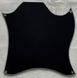 CUSTOM FOR GIBSON SG STANDARD FULL FACE BLANK GUITAR PICKGUARD 3-PLY BLACK