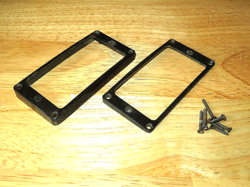 GIBSON 1974 BLACK M8 & 13 HUMBUCKER PICKUP RINGS