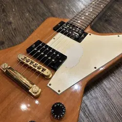 GIBSON LIMITED EDITION EXPLORER '76 VINTAGE REISSUE NATURAL 2004 ELECTRIC GUITAR