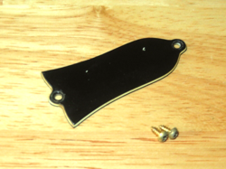 GIBSON 1974 BLACK 3 PLY LES PAUL CUSTOM TRUSS ROD COVER