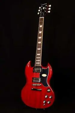 EPIPHONE INSPIRED BY GIBSON SG STANDARD 61 VINTAGE CHERRY  S N 24081521405