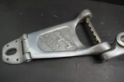 VINTAGE 1960'S BIGSBY B-3 PATENT NO TAILPIECE IN NICKEL - GIBSON GRETSCH