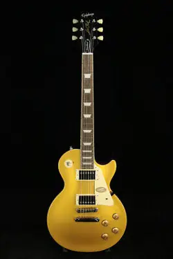 EPIPHONE INSPIRED BY GIBSON LES PAUL STANDARD 50S METALLIC GOLD   SAKAE