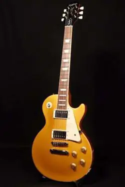 EPIPHONE INSPIRED BY GIBSON LES PAUL STANDARD 50S METALLIC GOLD  S N 240815281