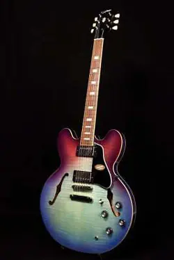 EPIPHONE INSPIRED BY GIBSON ES 335 FIGURED BLUEBERRY BURST  S N 24081510645