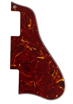 4 PLY RED TORTOISE FOR GIBSON ES-335 SHORT STYLE GUITAR PICKGUARD SCRATCH PLATE