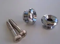 GIBSON STYLE CHROME STRAP BUTTONS LES PAUL SG PURE LP