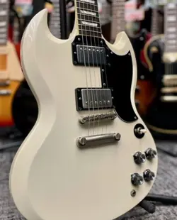 ORVILLE BY GIBSON SG '62 RE-ISSUE USED 1989 ALPINE WHITE W/SOFT CASE