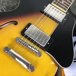 EPIPHONE ES-335 SEMI-HOLLOW ELECTRIC GUITAR SUNBURST, INSPIRED BY GIBSON, USED