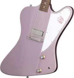 EPIPHONE/INSPIRED BY GIBSON CUSTOM 1963 FIREBIRD I HEATHER POLY W/HARD CASE