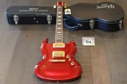 MINTY! 2008 GIBSON SG DIABLO GUITAR OF THE MONTH #0874 METALLIC RED + OHSC