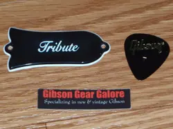 GIBSON LES PAUL TRUSS ROD COVER TRIBUTE 2017 T BLACK GUITAR PARTS CUSTOM DELUXE
