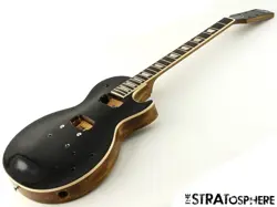 GIBSON USA LES PAUL STANDARD 50S BODY & NECK AMERICAN PLAIN TOP EBONY