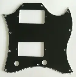 GUITAR PICKGUARD FOR GIBSON US SG STANDARD FULL FACE STYLE,4 PLY BLACK