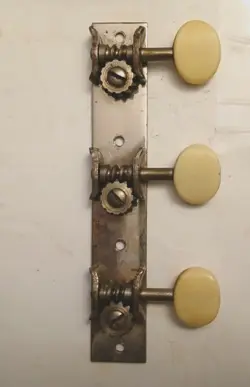 RARE PRE-WAR KLUSON TUNERS VINTAGE TUNING PEGS BASS SIDE 1930S GIBSON J-35 ETC